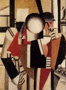 Fernard Leger Three Comrade oil